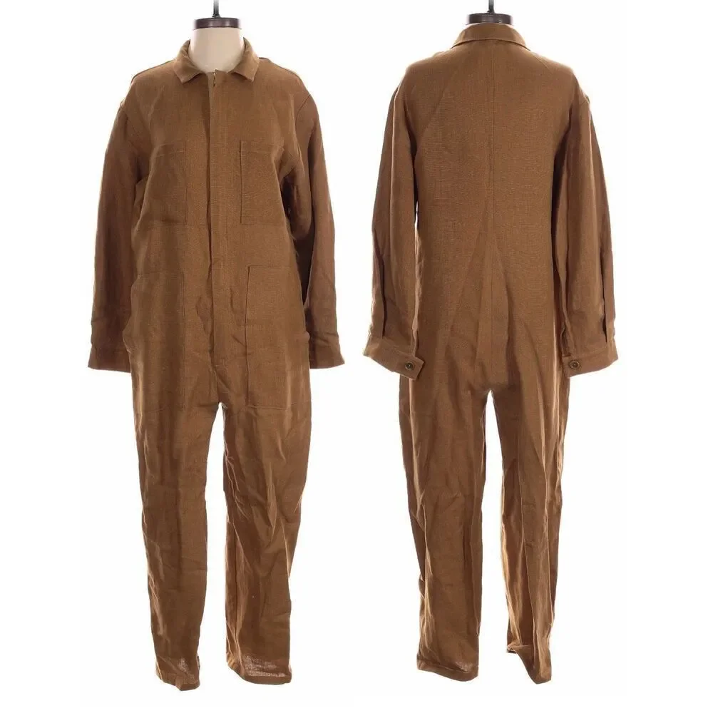 Ozma Eva Jumpsuit S in Ochre - Picture 2 of 4